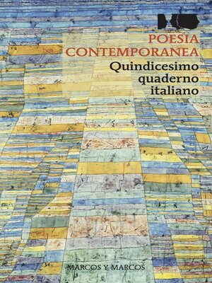 cover image of Poesia contemporanea. Quindicesimo quaderno italiano